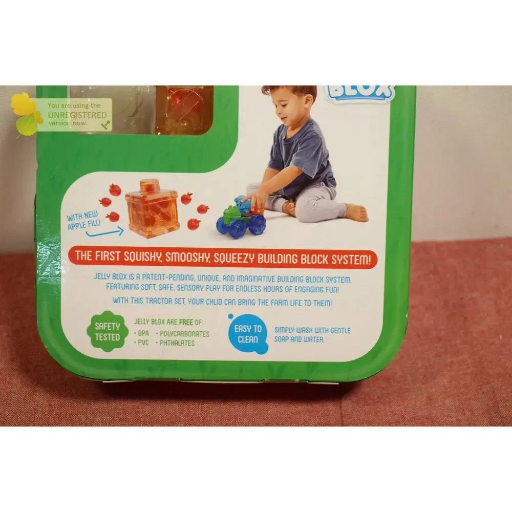 Jelly Blox Tractor Set (Incomplete)